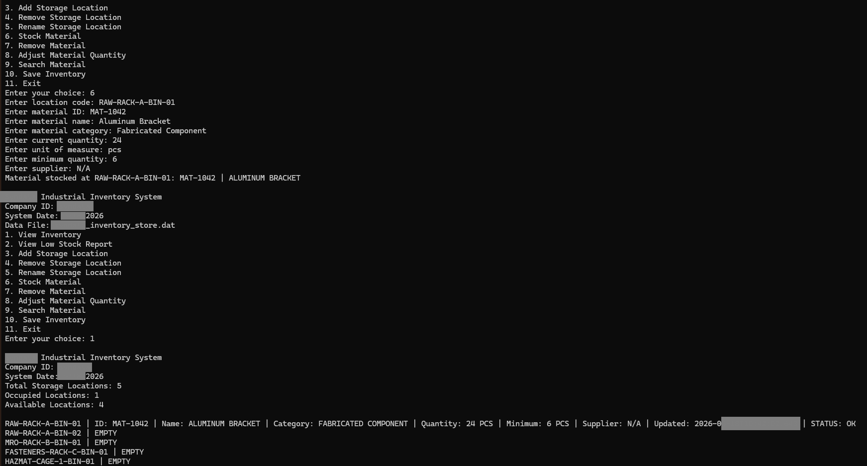 record update screenshot