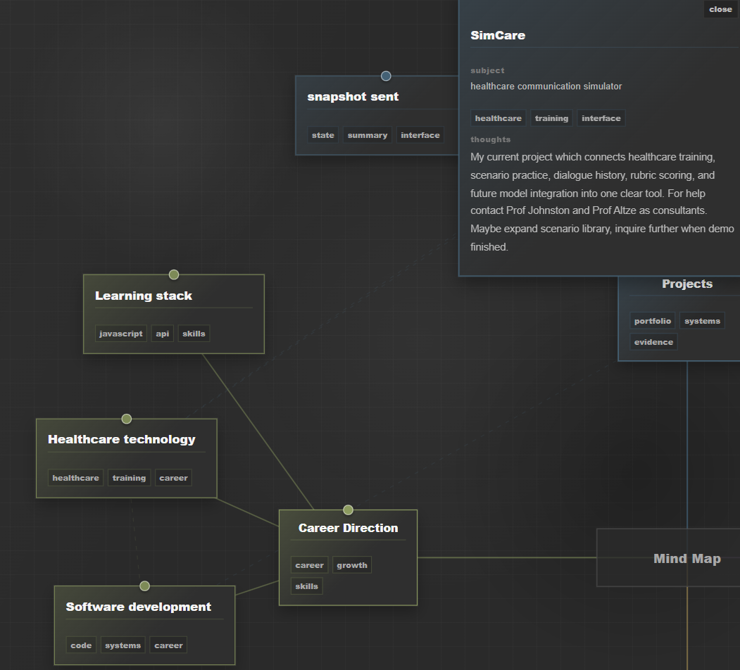 connection map screenshot